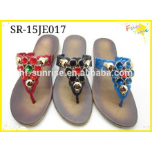 2015 new styles ladies PVC slipper shoes